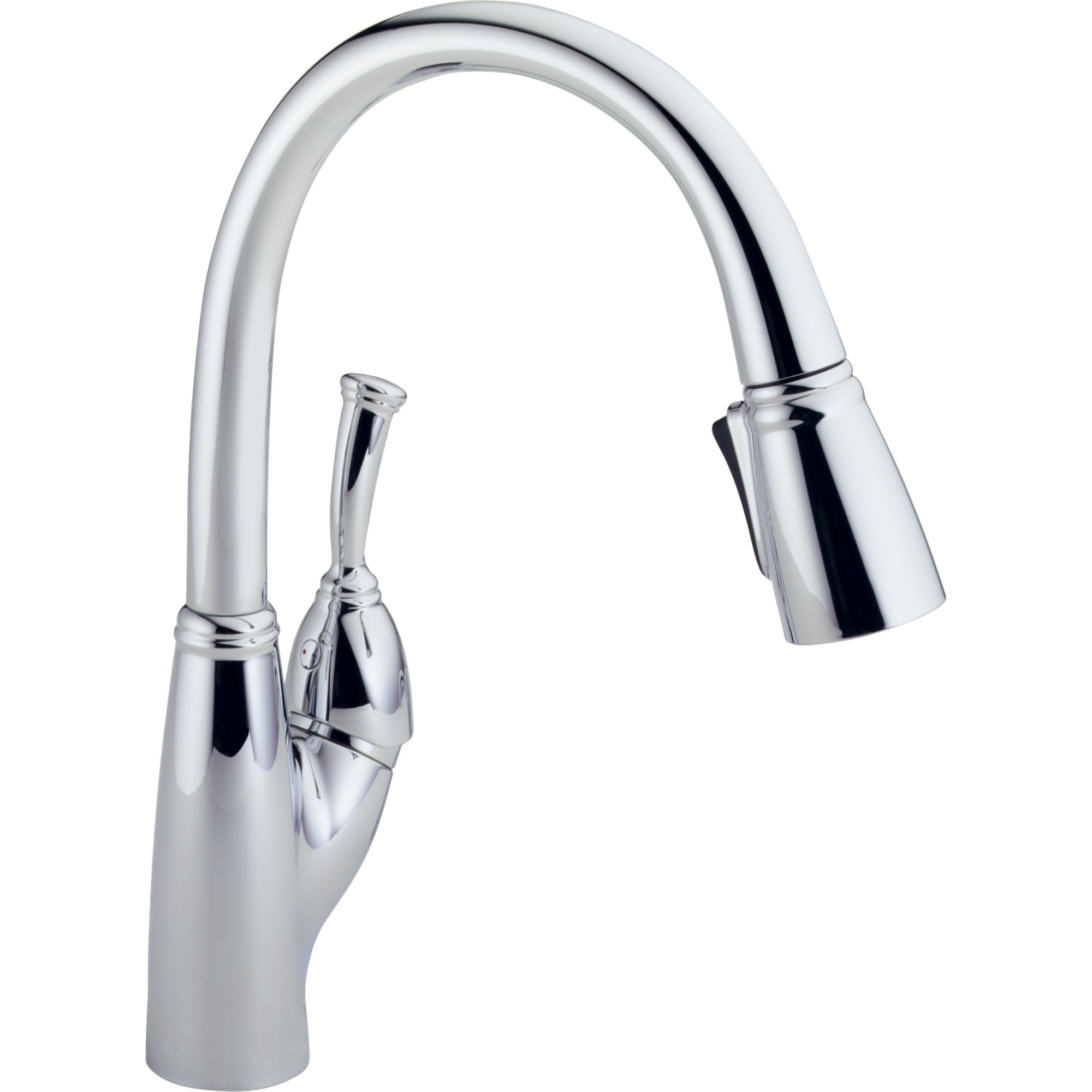 Delta 989-DST Allora Single Handle Pull Down Kitchen Faucet Chrome